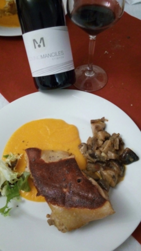 Cochinillo con setas