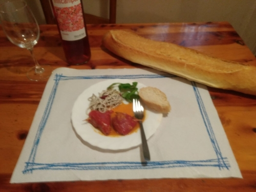 Plato en Mesón Guerrero, en Hortigüela