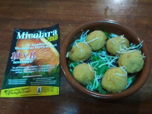 Plato en Mesón Guerrero, en Lara de los Infantes