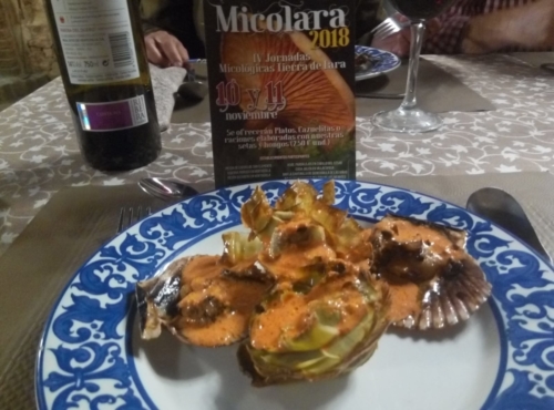 Plato en Taberna Moruga, Hortigüela.